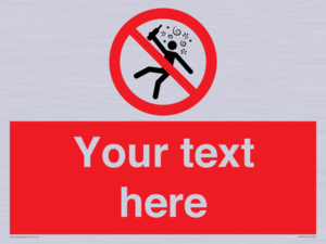 PV7674: Custom prohibition Not for people in the state of intoxication