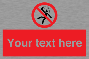 PV7674: Custom prohibition Not for people in the state of intoxication