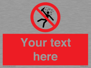 PV7674: Custom prohibition Not for people in the state of intoxication