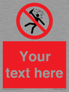 PV7674: Custom prohibition Not for people in the state of intoxication