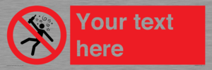 PV7674: Custom prohibition Not for people in the state of intoxication