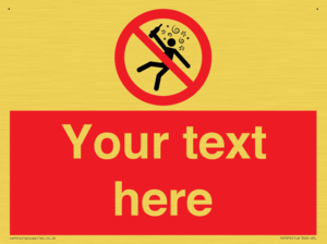 PV7674: Custom prohibition Not for people in the state of intoxication