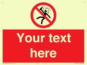 PV7674: Custom prohibition Not for people in the state of intoxication