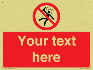 PV7674: Custom prohibition Not for people in the state of intoxication