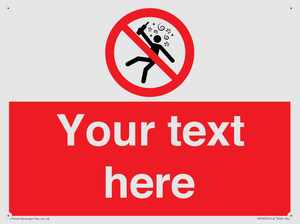 PV7674: Custom prohibition Not for people in the state of intoxication