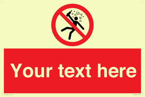 PV7674: Custom prohibition Not for people in the state of intoxication