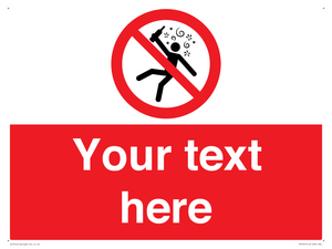 PV7674: Custom prohibition Not for people in the state of intoxication