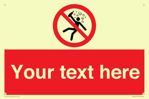 PV7674: Custom prohibition Not for people in the state of intoxication