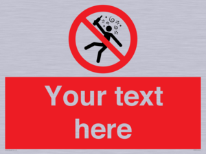PV7674: Custom prohibition Not for people in the state of intoxication