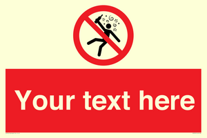 PV7674: Custom prohibition Not for people in the state of intoxication