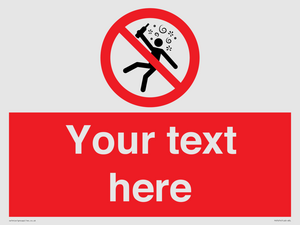PV7674: Custom prohibition Not for people in the state of intoxication