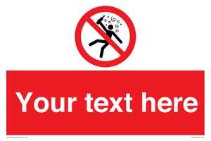 PV7674: Custom prohibition Not for people in the state of intoxication