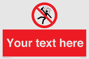 PV7674: Custom prohibition Not for people in the state of intoxication