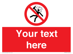 PV7674: Custom prohibition Not for people in the state of intoxication