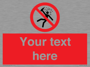 PV7674: Custom prohibition Not for people in the state of intoxication