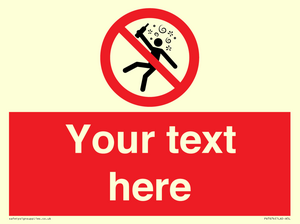PV7674: Custom prohibition Not for people in the state of intoxication