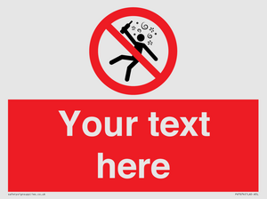 PV7674: Custom prohibition Not for people in the state of intoxication