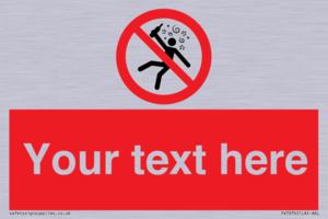 PV7674: Custom prohibition Not for people in the state of intoxication