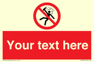 PV7674: Custom prohibition Not for people in the state of intoxication