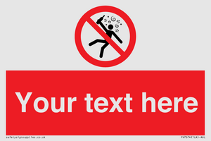 PV7674: Custom prohibition Not for people in the state of intoxication