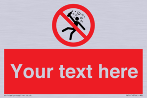 PV7674: Custom prohibition Not for people in the state of intoxication