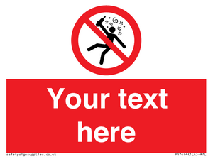 PV7674: Custom prohibition Not for people in the state of intoxication