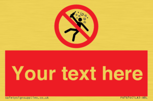 PV7674: Custom prohibition Not for people in the state of intoxication