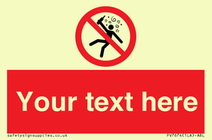 PV7674: Custom prohibition Not for people in the state of intoxication