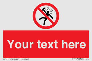 PV7674: Custom prohibition Not for people in the state of intoxication