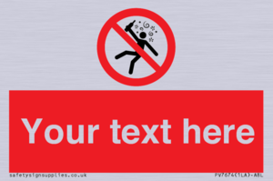 PV7674: Custom prohibition Not for people in the state of intoxication