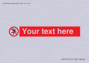 PV7674: Custom prohibition Not for people in the state of intoxication