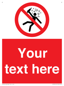 PV7674: Custom prohibition Not for people in the state of intoxication