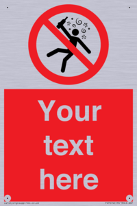 PV7674: Custom prohibition Not for people in the state of intoxication