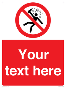 PV7674: Custom prohibition Not for people in the state of intoxication