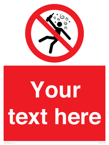 PV7674: Custom prohibition Not for people in the state of intoxication