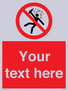 PV7674: Custom prohibition Not for people in the state of intoxication