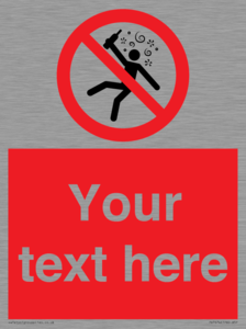 PV7674: Custom prohibition Not for people in the state of intoxication