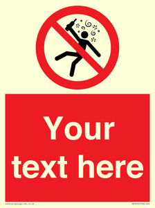 PV7674: Custom prohibition Not for people in the state of intoxication