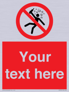 PV7674: Custom prohibition Not for people in the state of intoxication