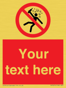 PV7674: Custom prohibition Not for people in the state of intoxication