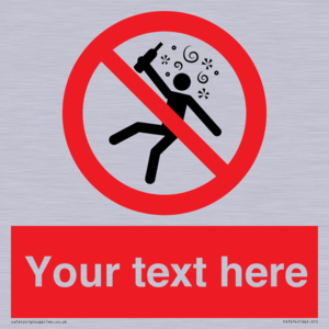 PV7674: Custom prohibition Not for people in the state of intoxication