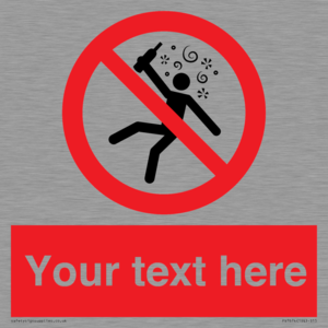 PV7674: Custom prohibition Not for people in the state of intoxication