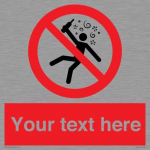 PV7674: Custom prohibition Not for people in the state of intoxication