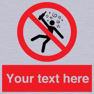 PV7674: Custom prohibition Not for people in the state of intoxication