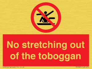 PV7685: No stretching out of the toboggan