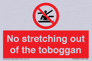PV7685: No stretching out of the toboggan