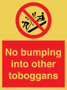 PV7686: No bumping into other toboggans