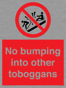 PV7686: No bumping into other toboggans