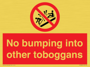 PV7686: No bumping into other toboggans