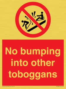 PV7686: No bumping into other toboggans